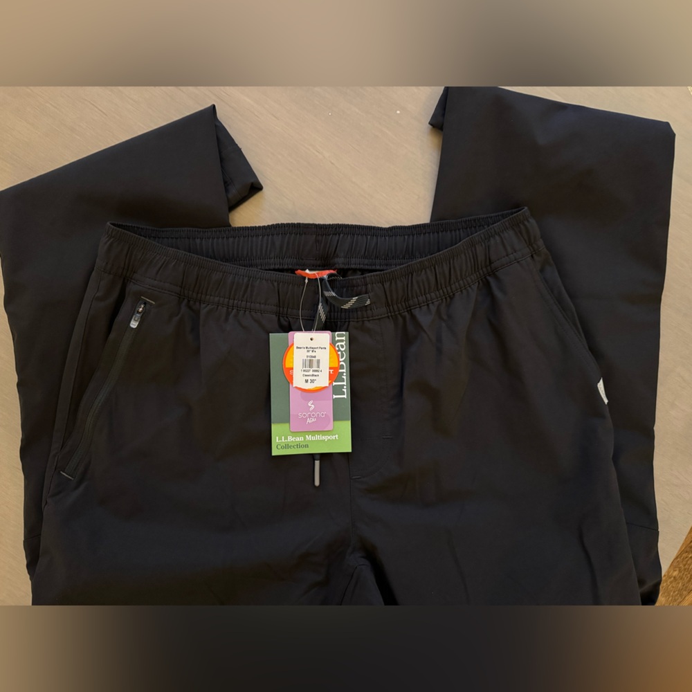 L.L.Bean Multisport Pants black M NWT 30” similar to lululemon vuori